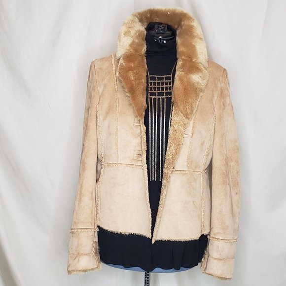 NYC and CO Faux Shearling Furry Jacket - Picture 5 of 15